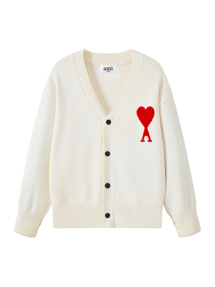 2026 AMI PARIS  Unisex knitted cardigan
