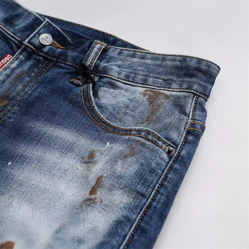 dsquared2 New Man Ink splash Jeans