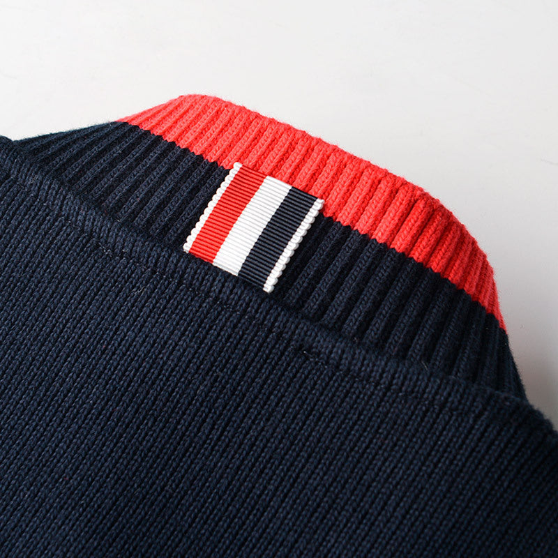 Thom Browne  Color stripes coat