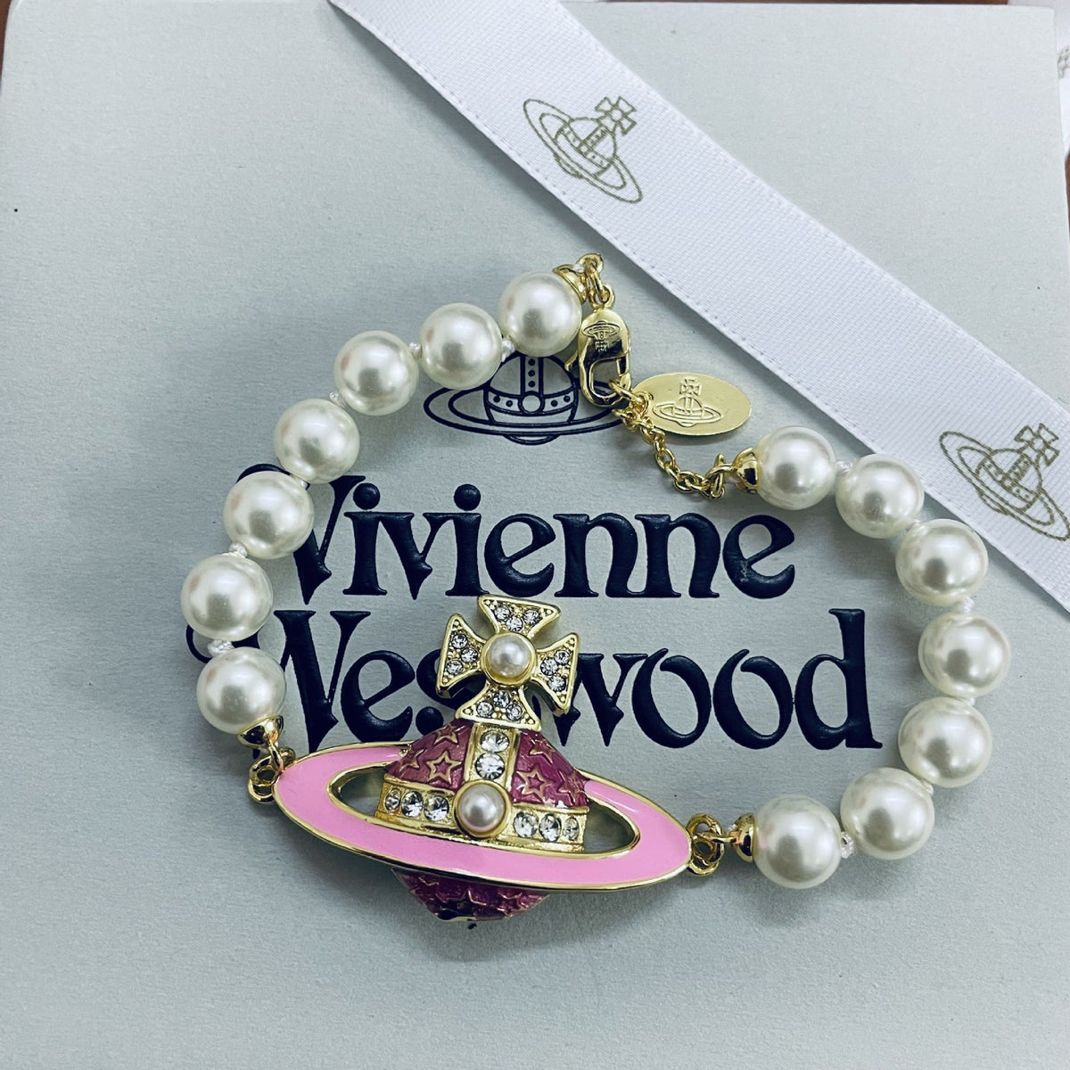 Vivienne Westwood 2026 Pearl Saturn Bracelet