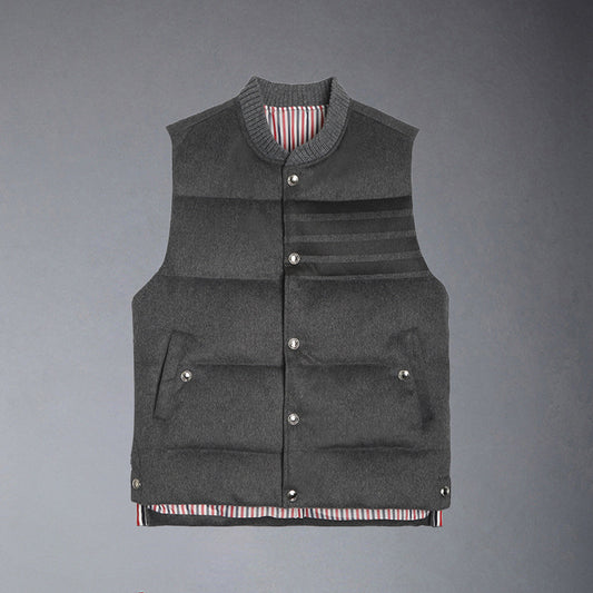 Thom Browne 4-Bar Down vest