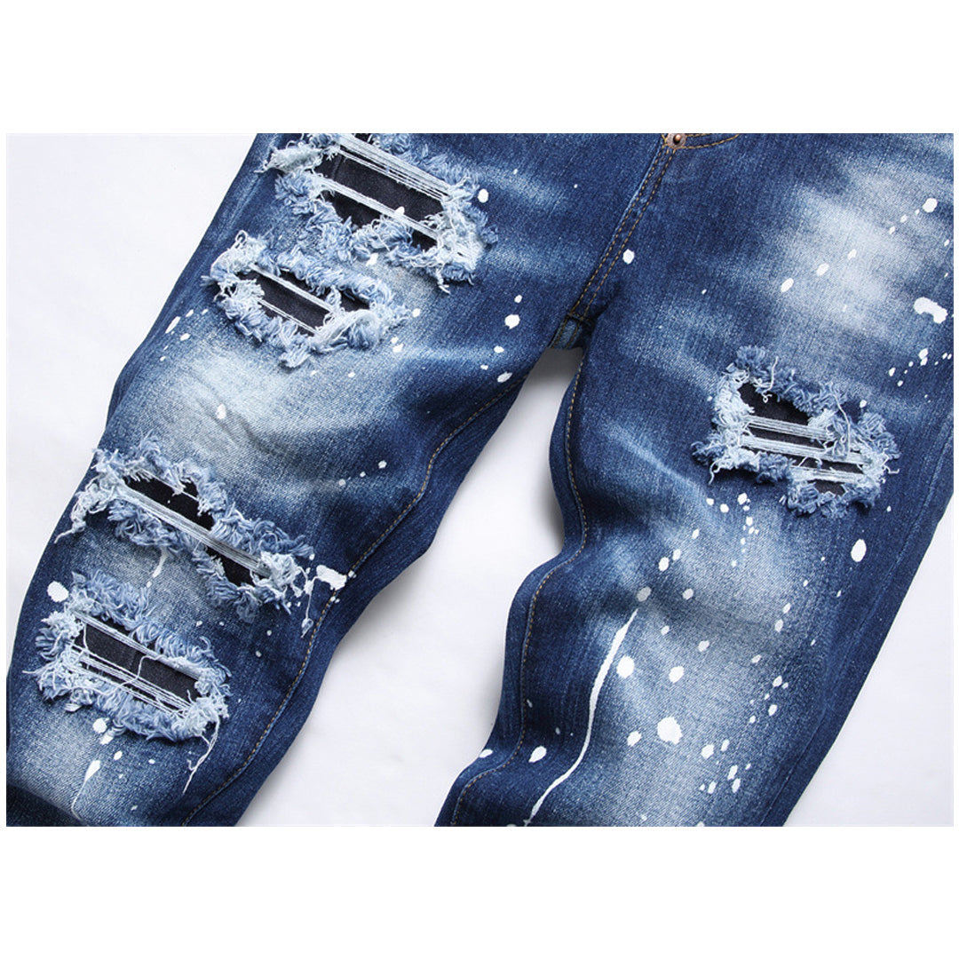 dsquared2 cut cotton bomb Jeans