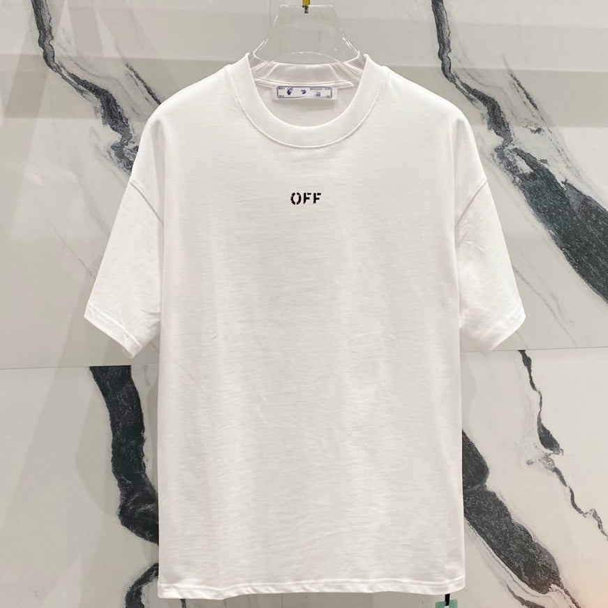 OFF-White Arrow Logo Cotton T-shirt#40