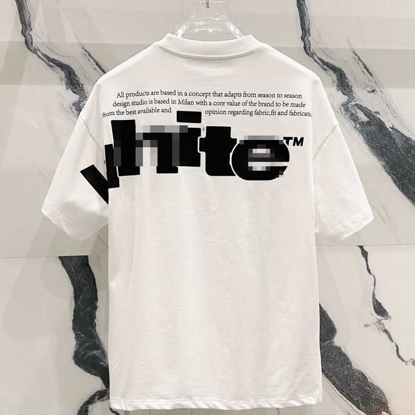OFF-White Arrow Logo Cotton T-shirt-1022