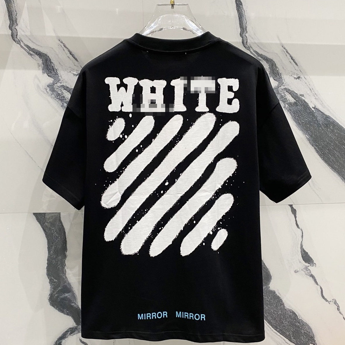 OFF-White  Arrow Logo Cotton T-shirt#31
