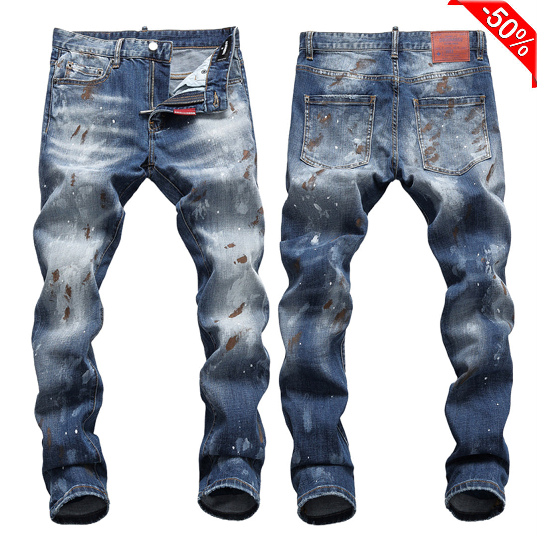 dsquared2 New Man Ink splash Jeans