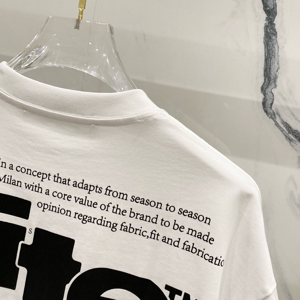 OFF-White Arrow Logo Cotton T-shirt-1022