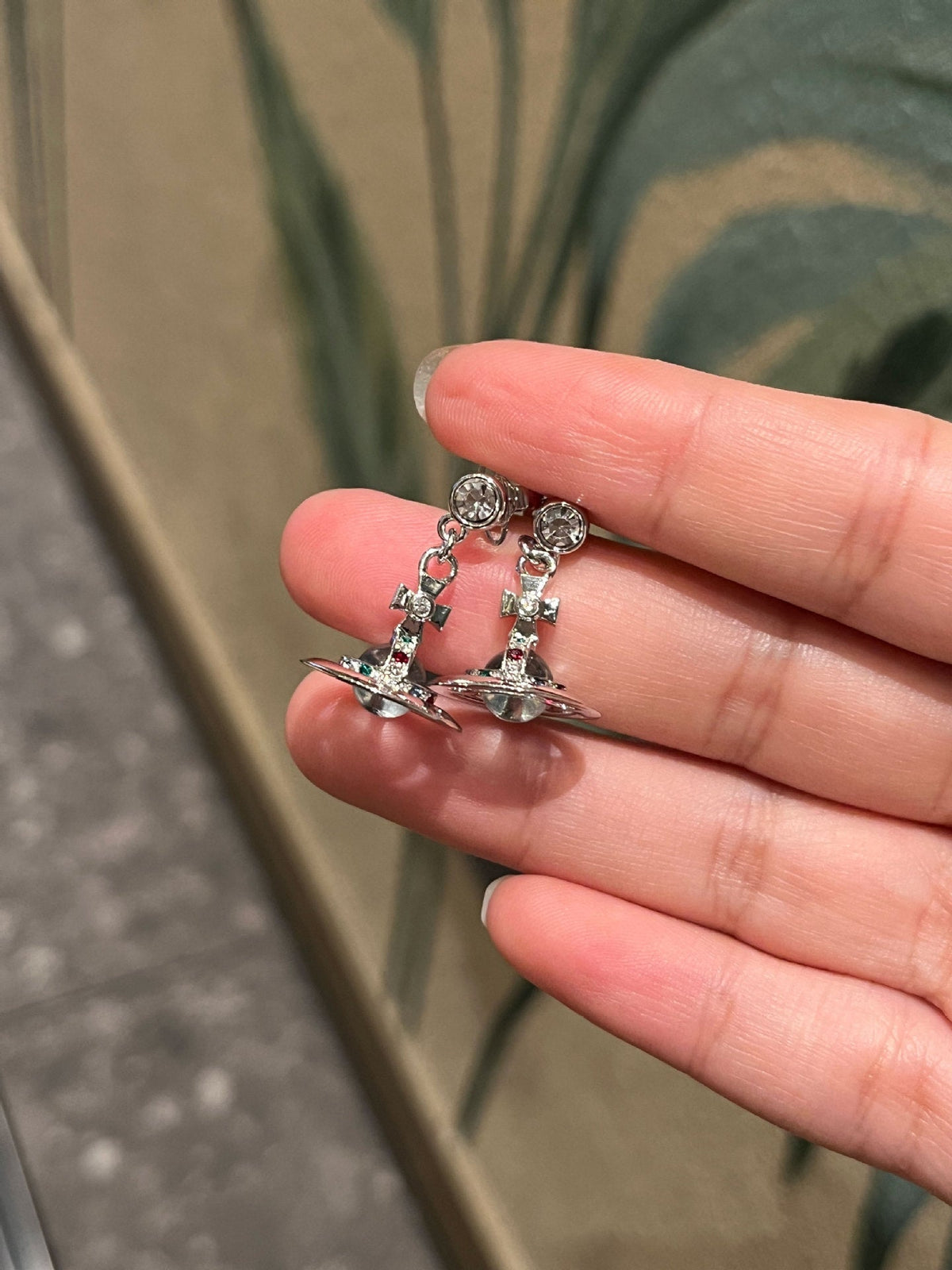 Vivienne Westwood Classic Planet Stud Earrings