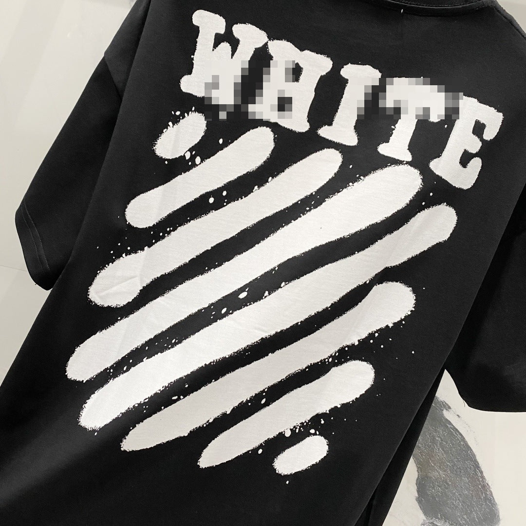 OFF-White  Arrow Logo Cotton T-shirt#31