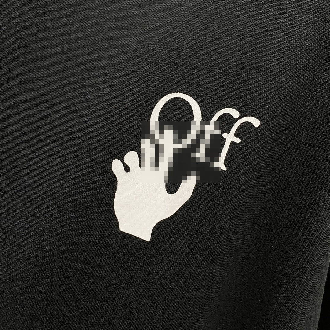 OFF-White  Arrow Logo Cotton T-shirt#23