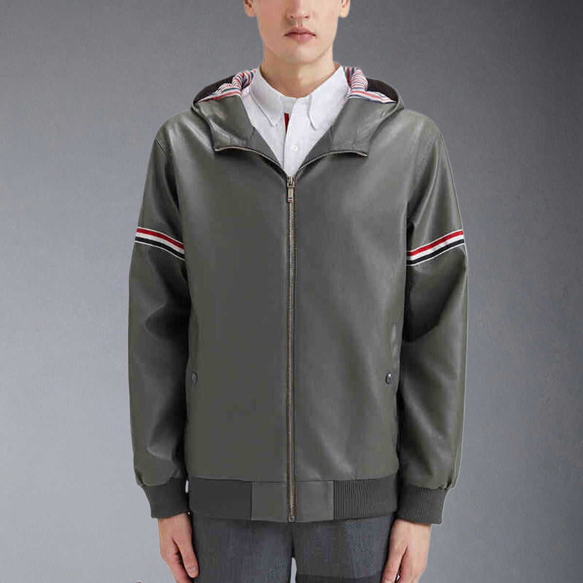 Thom Browne 2025ssLeather Jacket