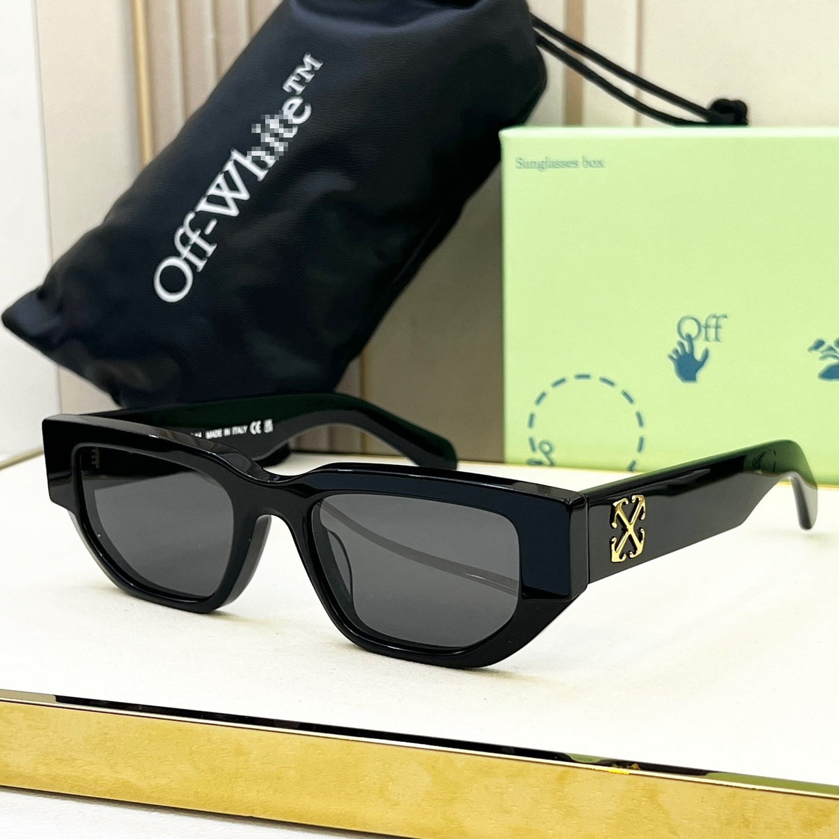 Off-White Arrow logo sunglasses#115