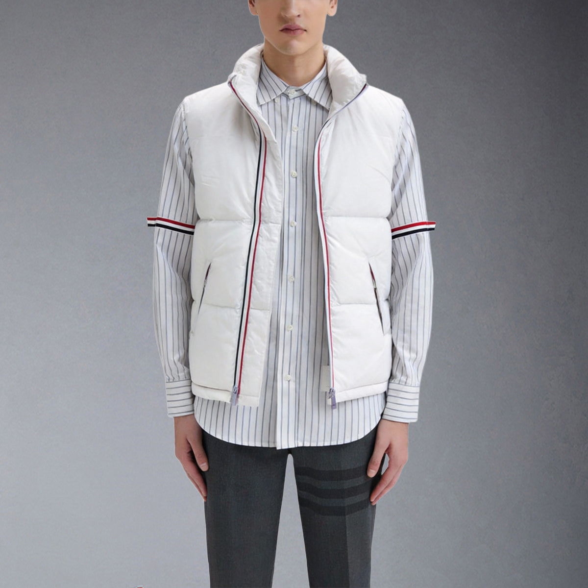 Thom Browne Colorblock Down vest