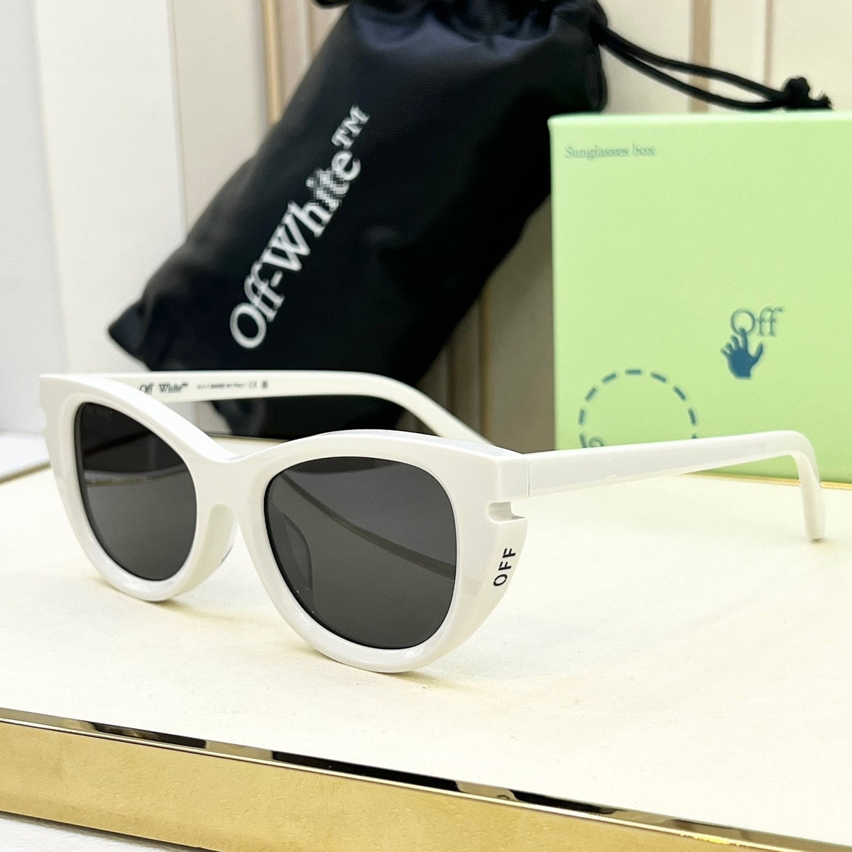 Off-White Arrow logo sunglasses#097