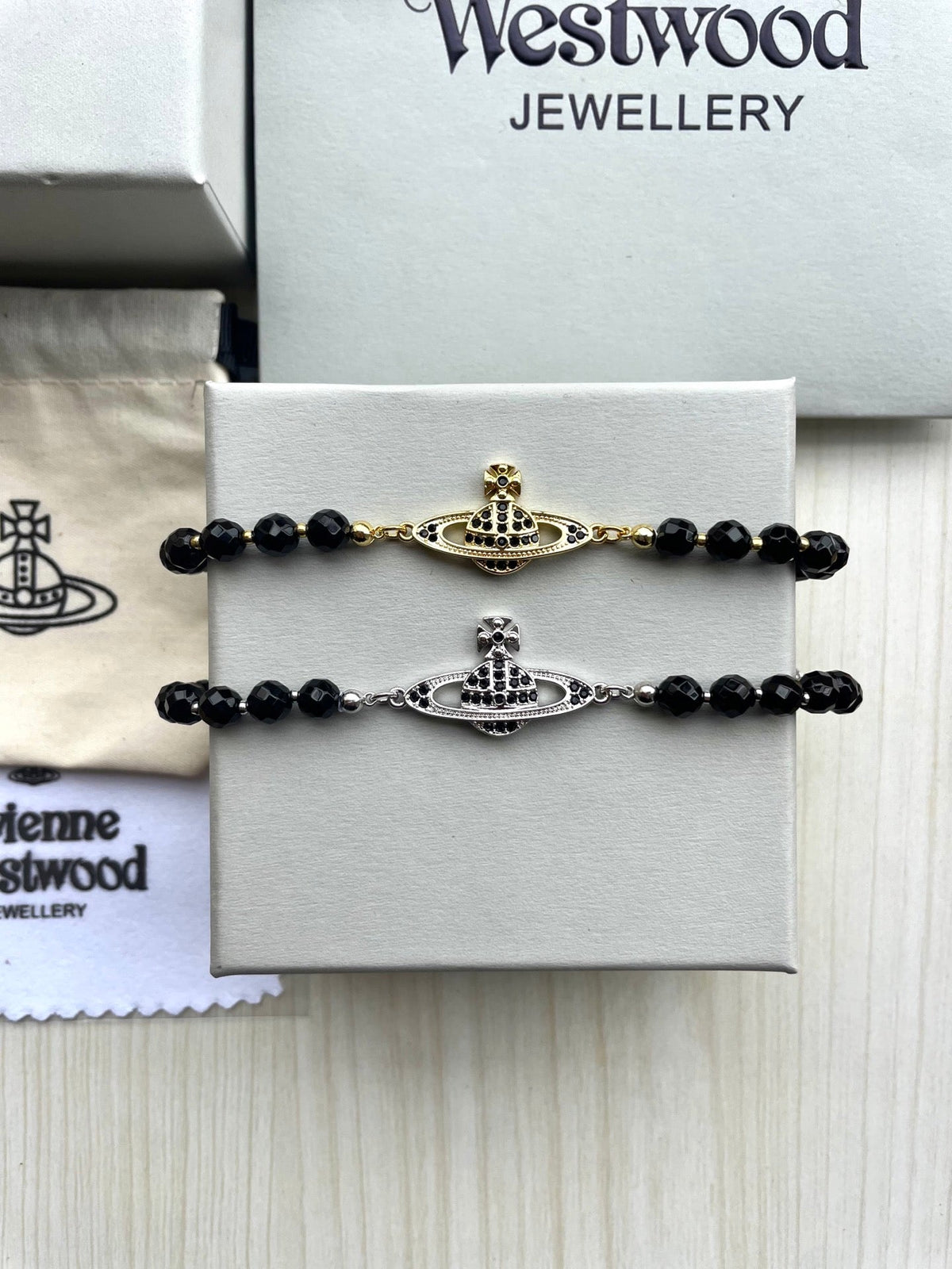 Vivienne Westwood 2026 Black Planet Bracelet
