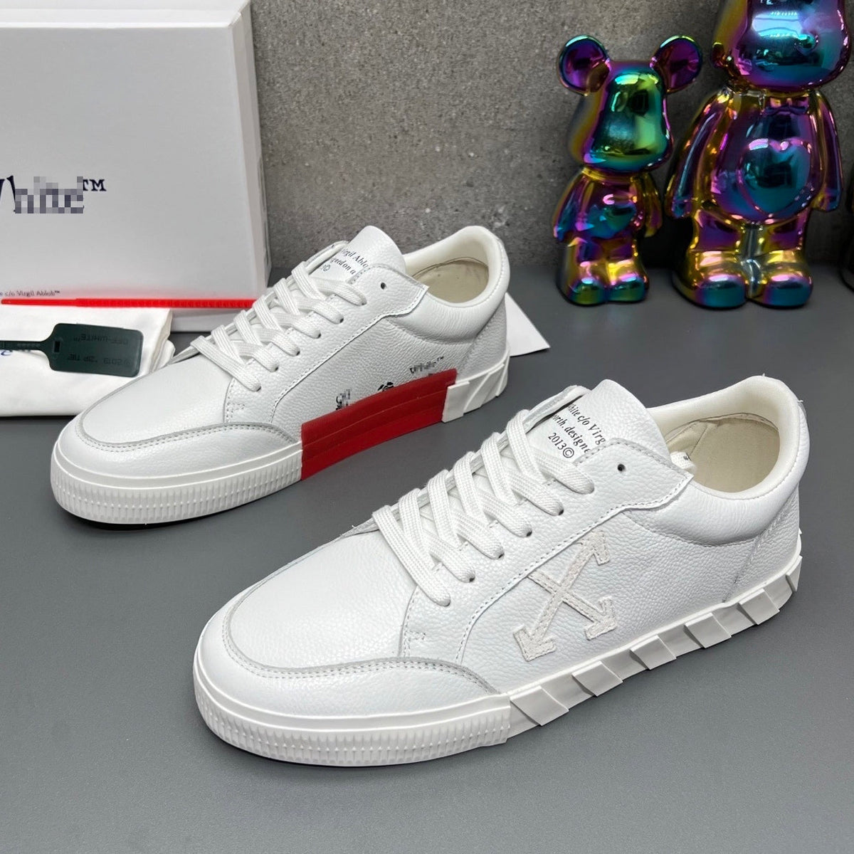 Off-White Genuine Leather Sneakers#66