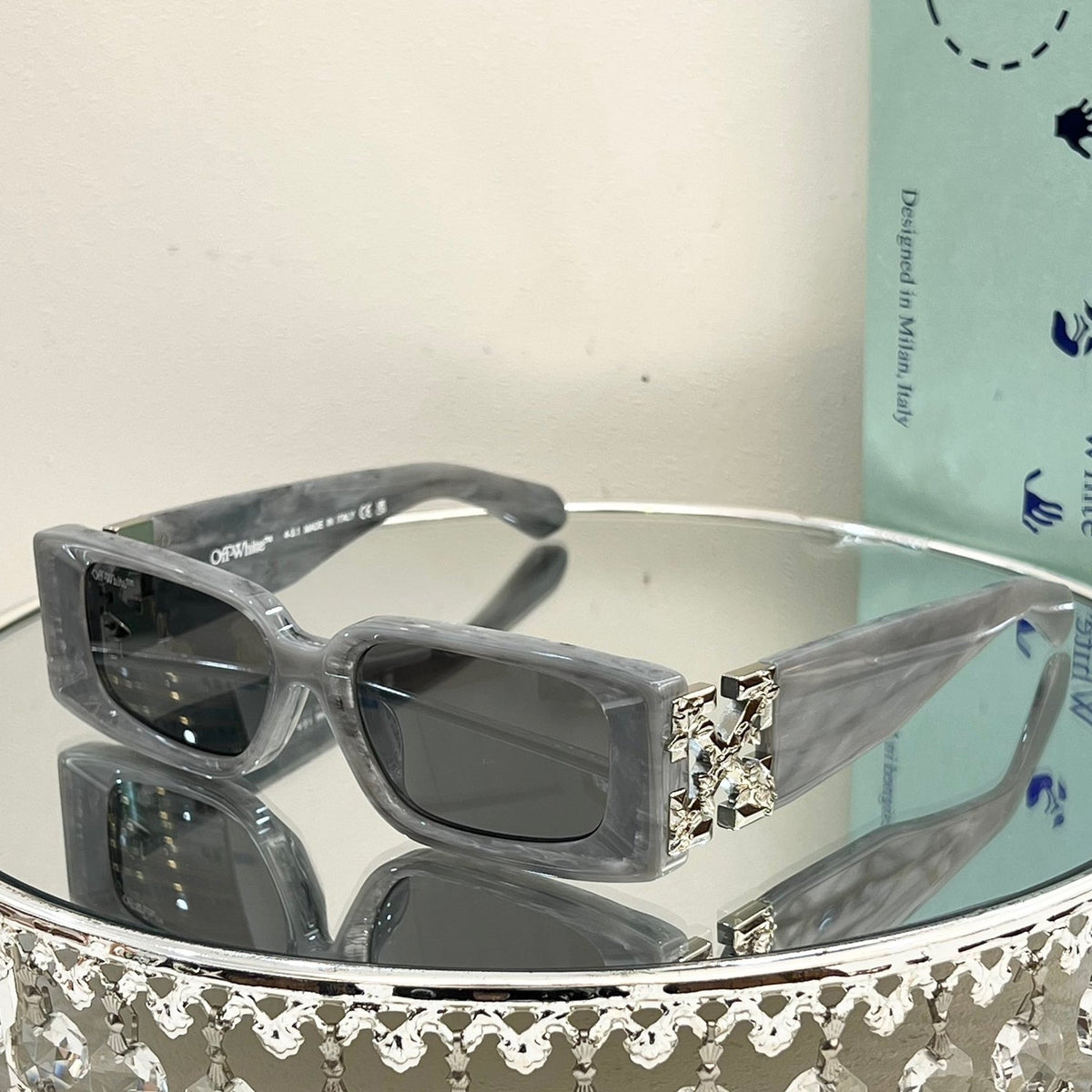 Off-White Arrow logo sunglasses#098