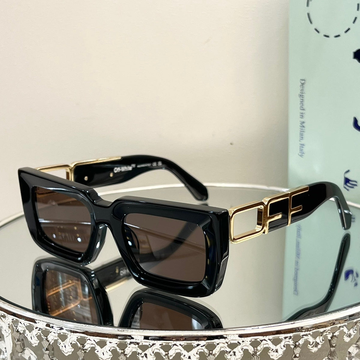 Off-White Arrow logo sunglasses#073