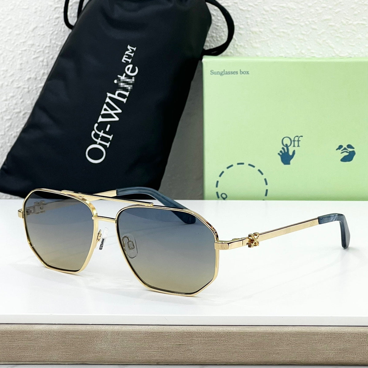 Off-White  Arrow logo sunglasses#044