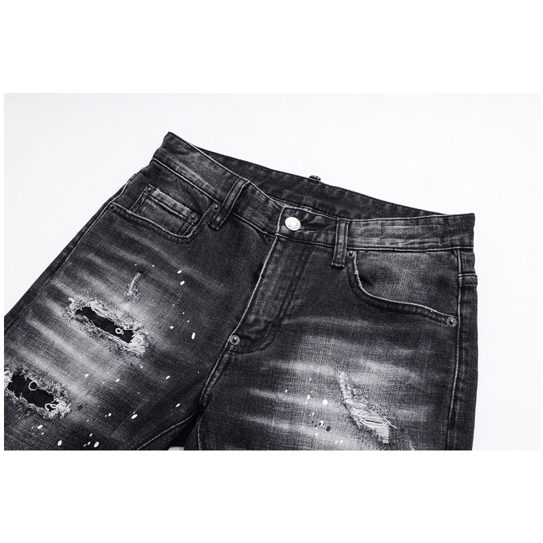 dsquared2 Hole spray ink wash Jeans
