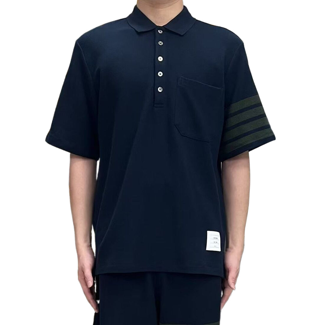 Thom Browne 2025ss Men POLO T-shirt