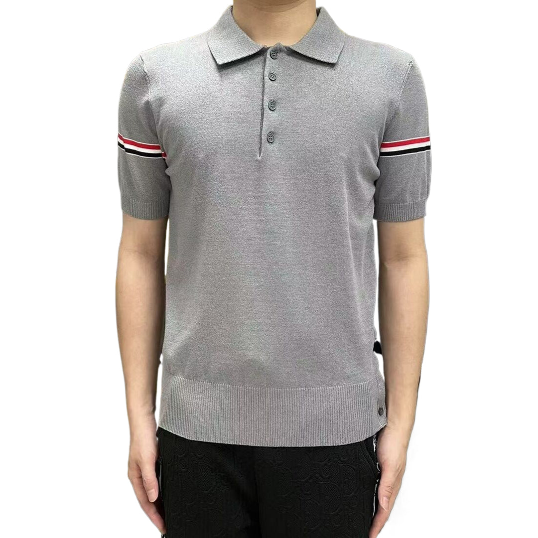 Thom Browne  2025ss Men Wool POLO T-shirt
