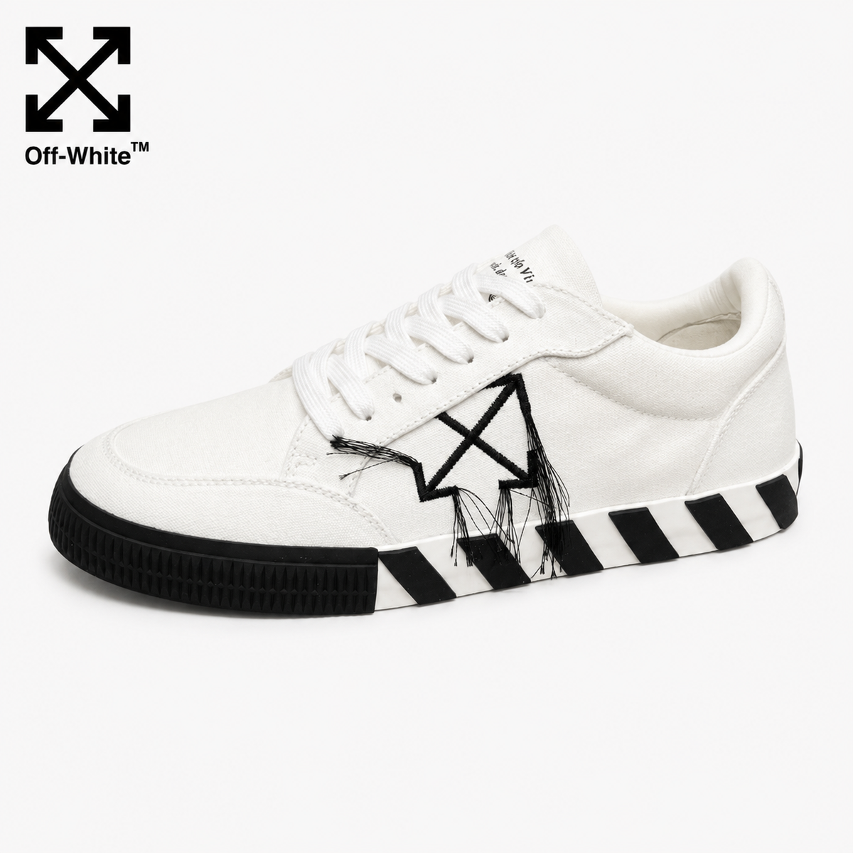 Off-White Canvas Sneakers#67