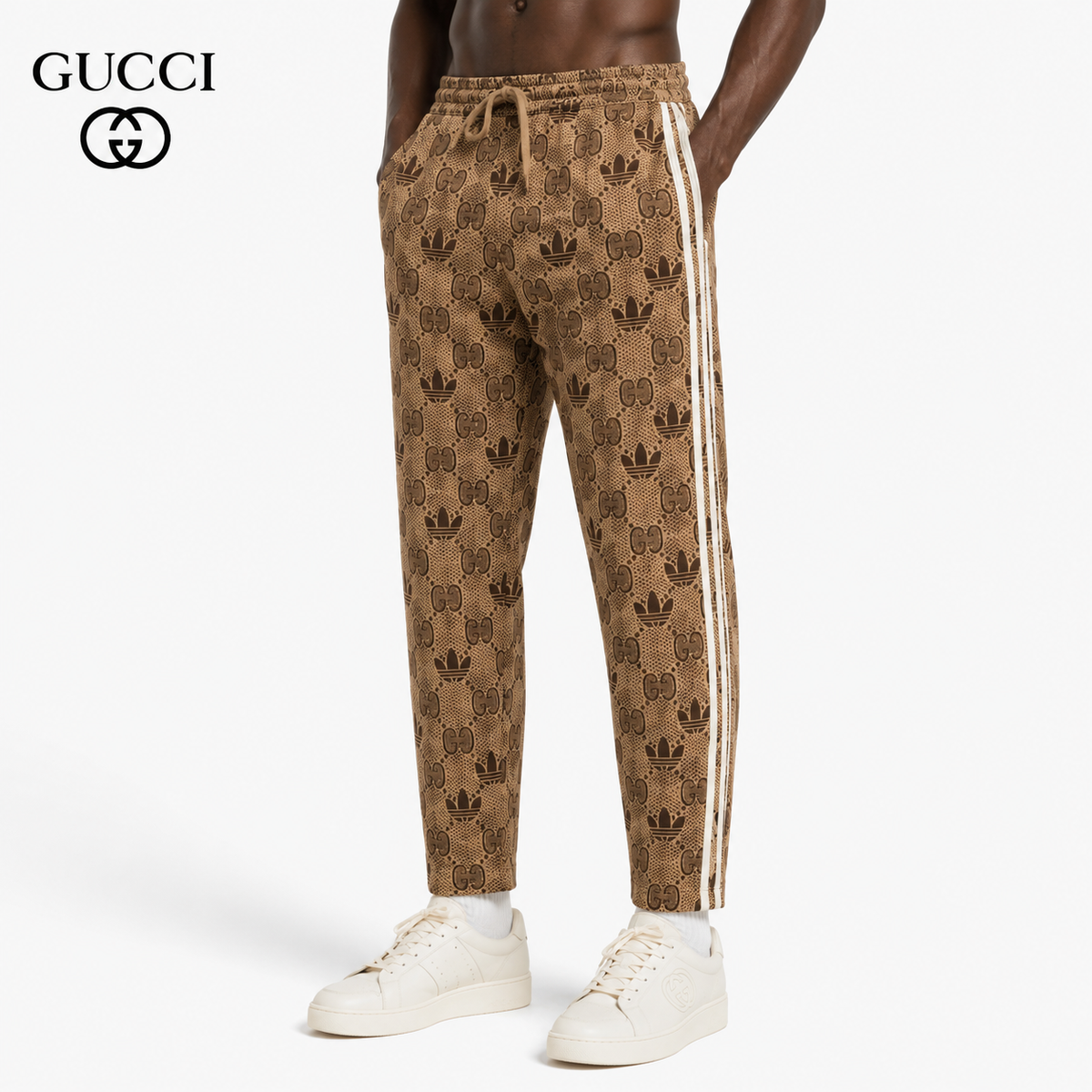 Gucci  Trefoil Monogram Track Pants
