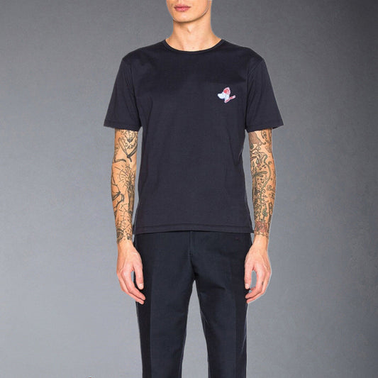 Thom Browne Christmas Dog Embroidery T-shirt