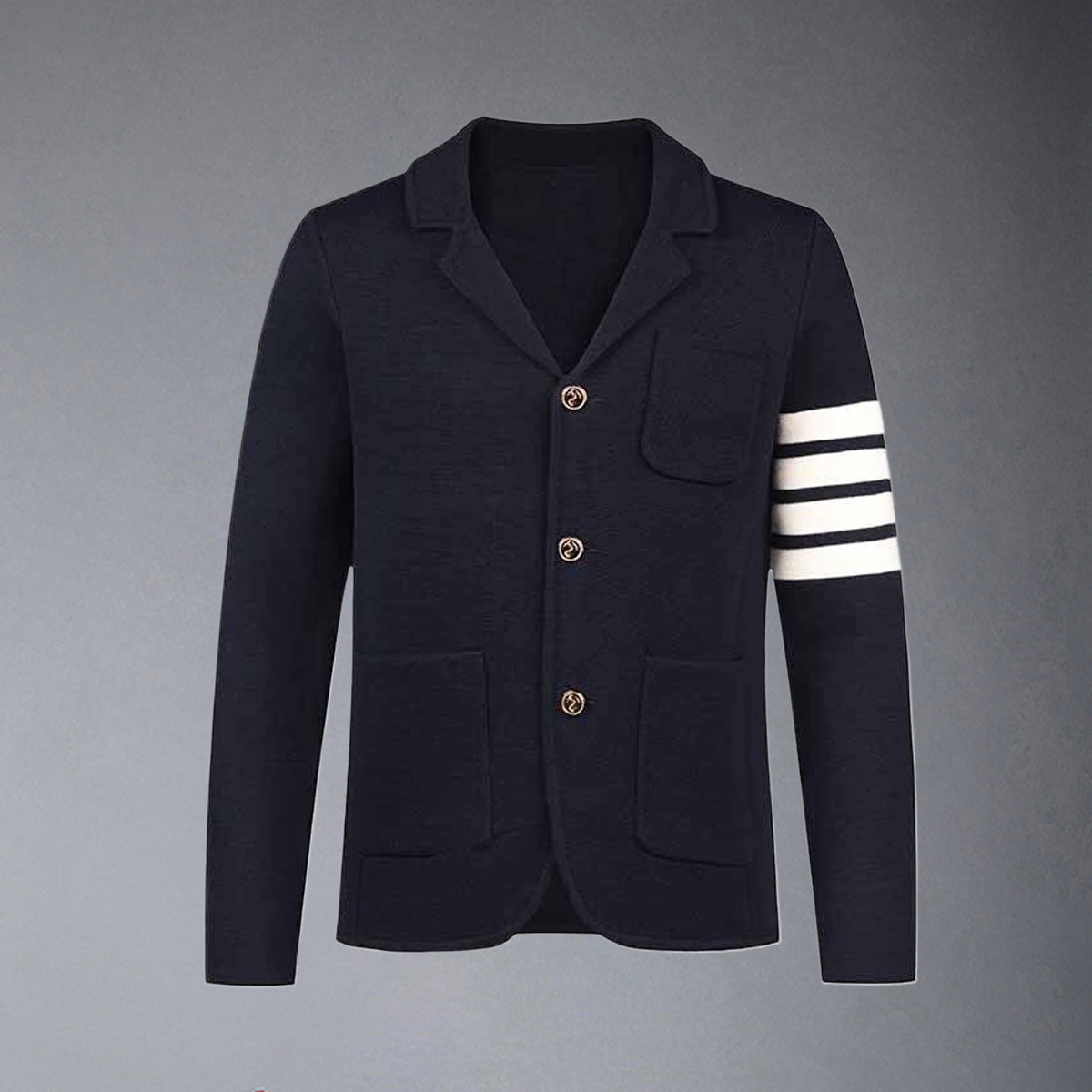 Thom Browne 4-Bar Single Breasted coat