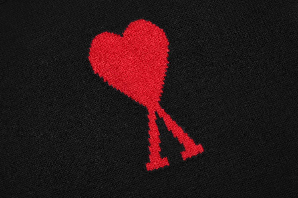 AMI PARIS Unisex Heart-Shaped Sweater