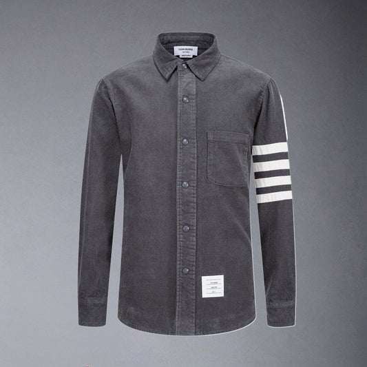 Thom Browne  Man 4-Bar Thick Shirt