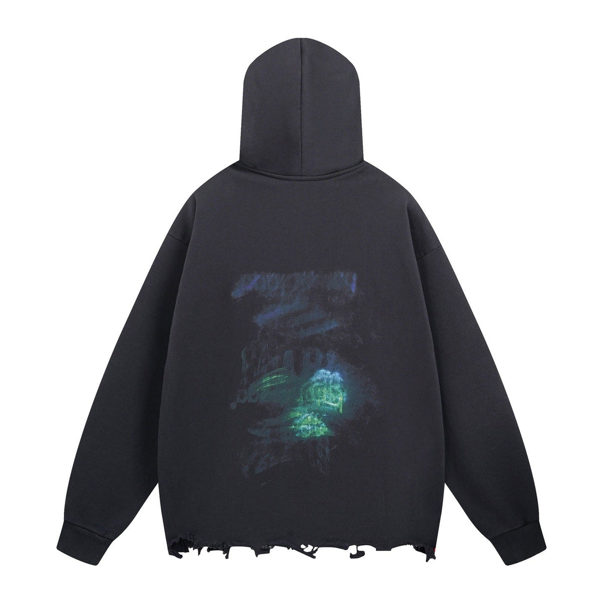 Balenciaga Men's Distressed Hoodie