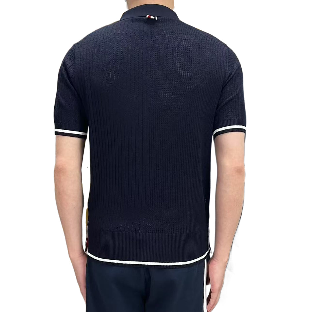 Thom Browne  2025ss Men Wool POLO T-shirt