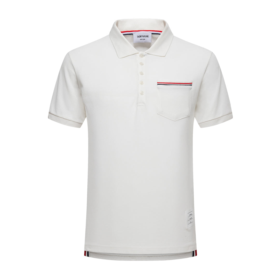Thom Browne Pocket Stripes POLO Shirt