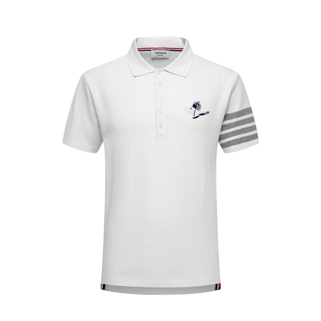 Thom Browne  Puppy Embroidery POLO Shirt