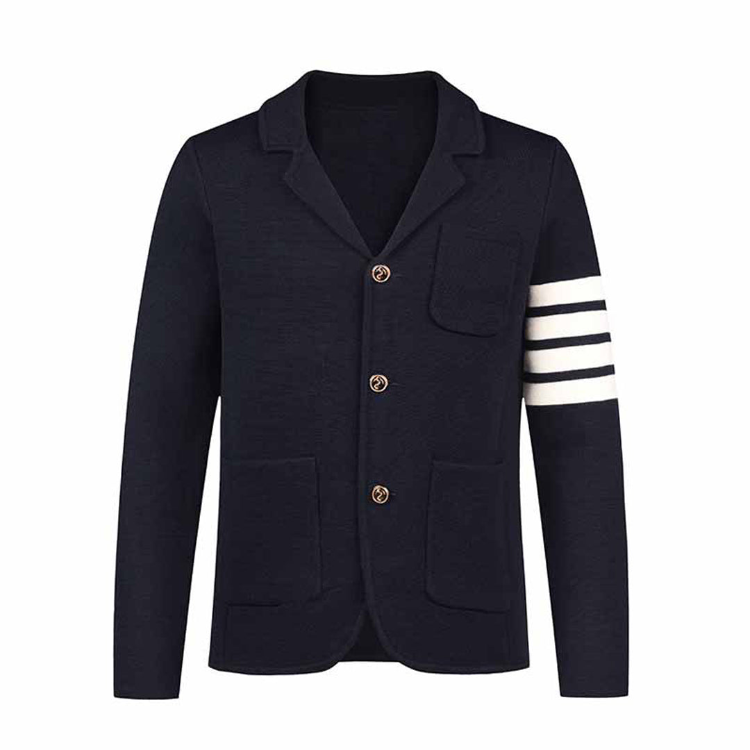 Thom Browne 4-Bar Single Breasted coat