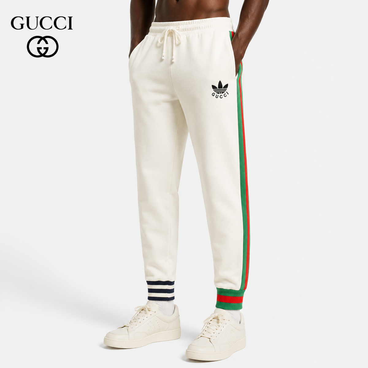 Gucci x Adidas Web Stripe Track Pants