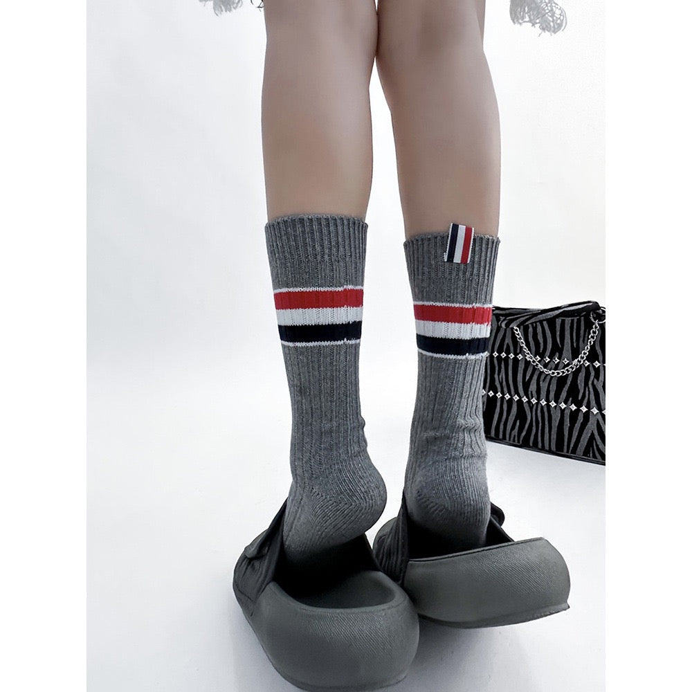 Thom Browne Four stripe socks