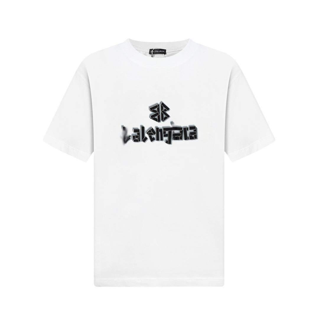 Balenciaga 2025ss Printed Casual T-shirt