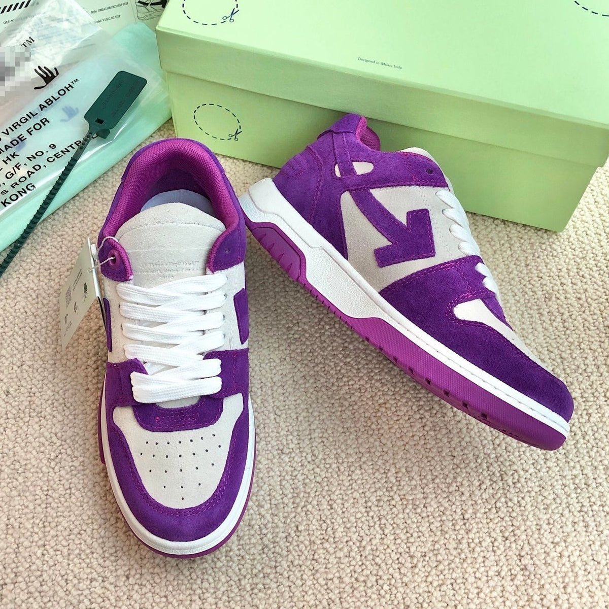 Off-White  Genuine Leather Sneakers#68
