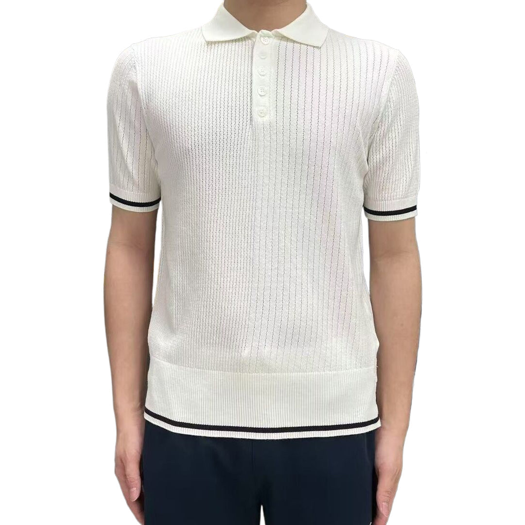 Thom Browne  2025ss Men Wool POLO T-shirt