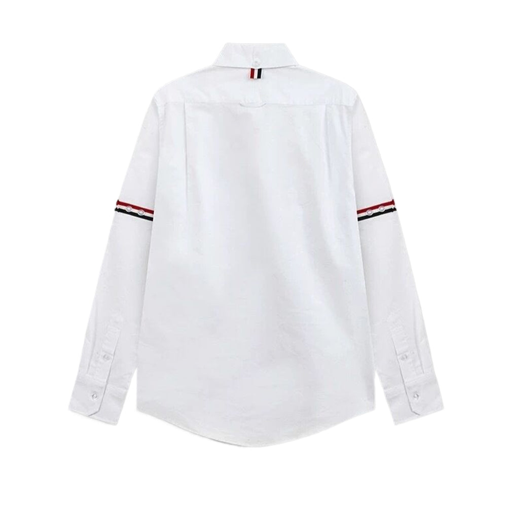 Thom Browne 4-Bar Stripes Shirt