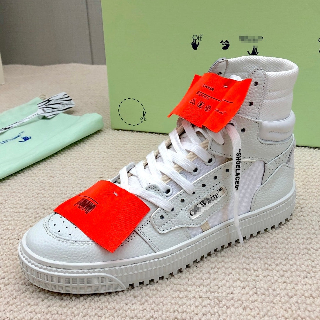 Off-White Arrow logo high-top sneakers#13