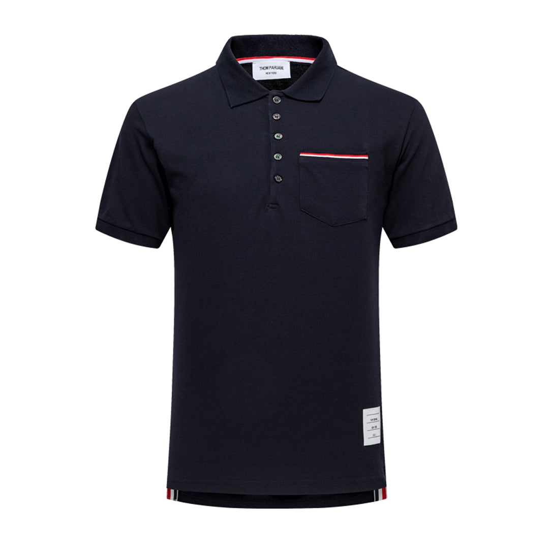 Thom Browne Pocket Stripes POLO Shirt