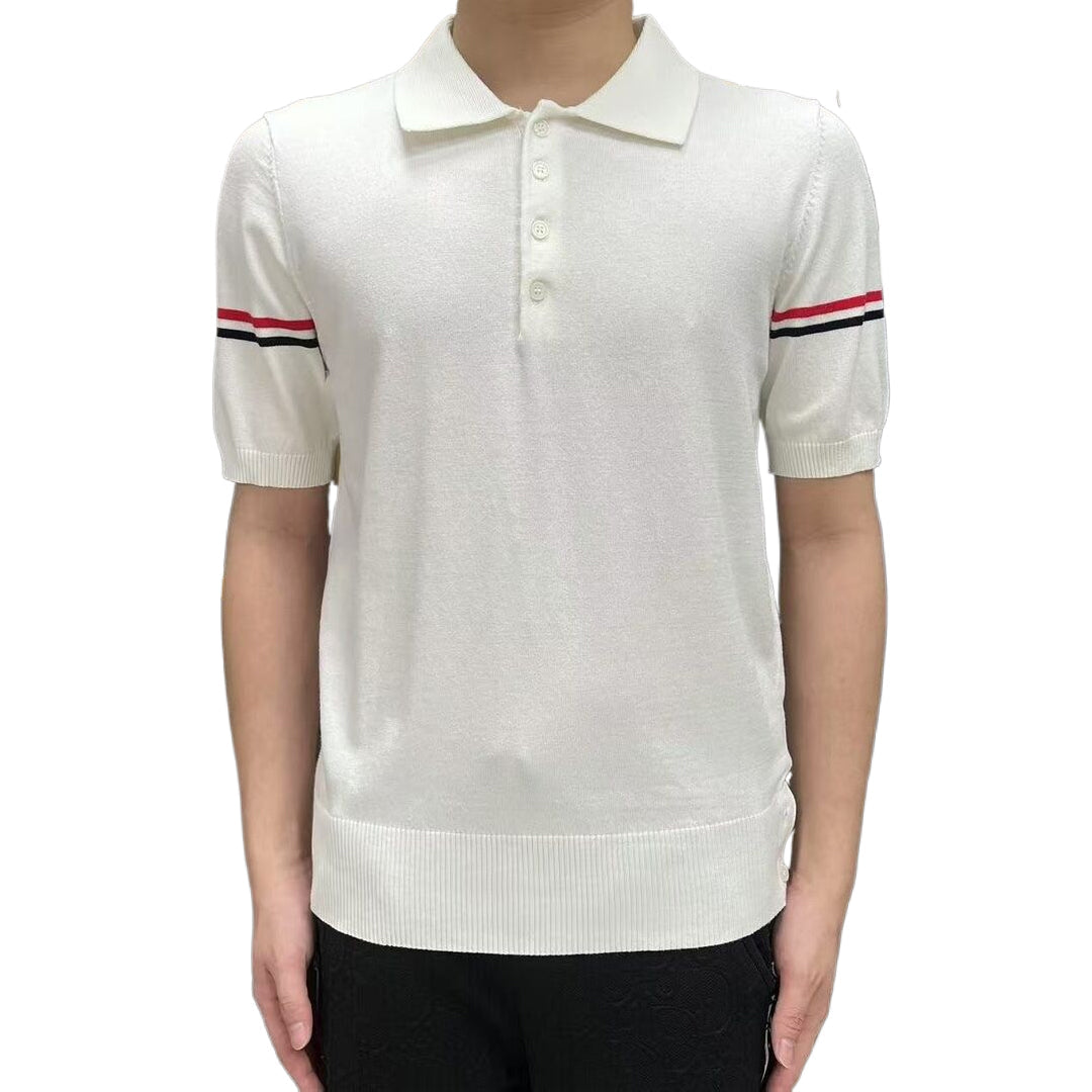 Thom Browne  2025ss Men Wool POLO T-shirt