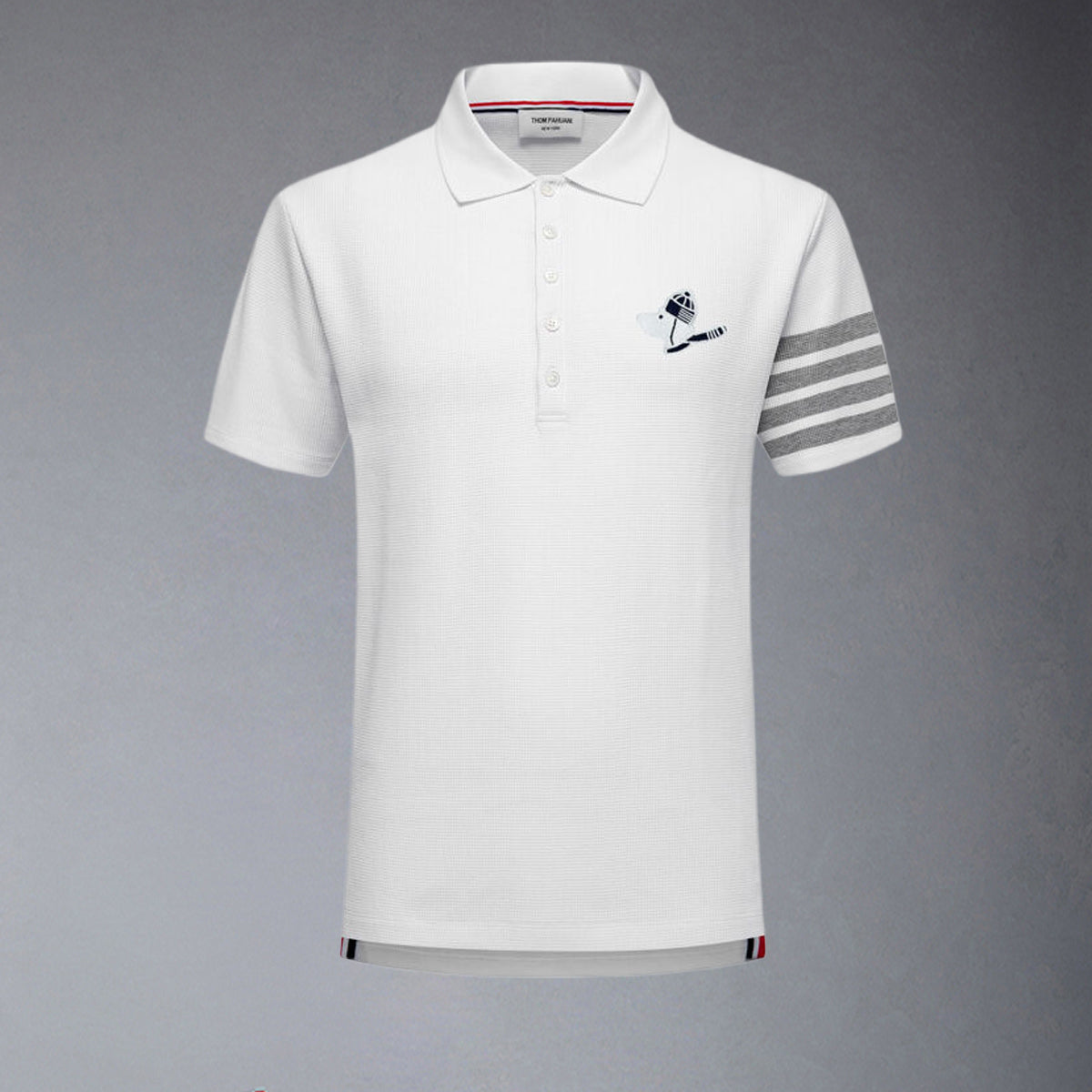 Thom Browne  Puppy Embroidery POLO Shirt