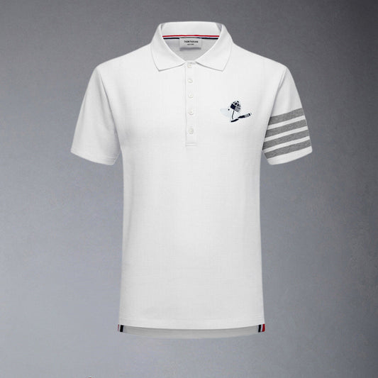 Thom Browne  Puppy Embroidery POLO Shirt