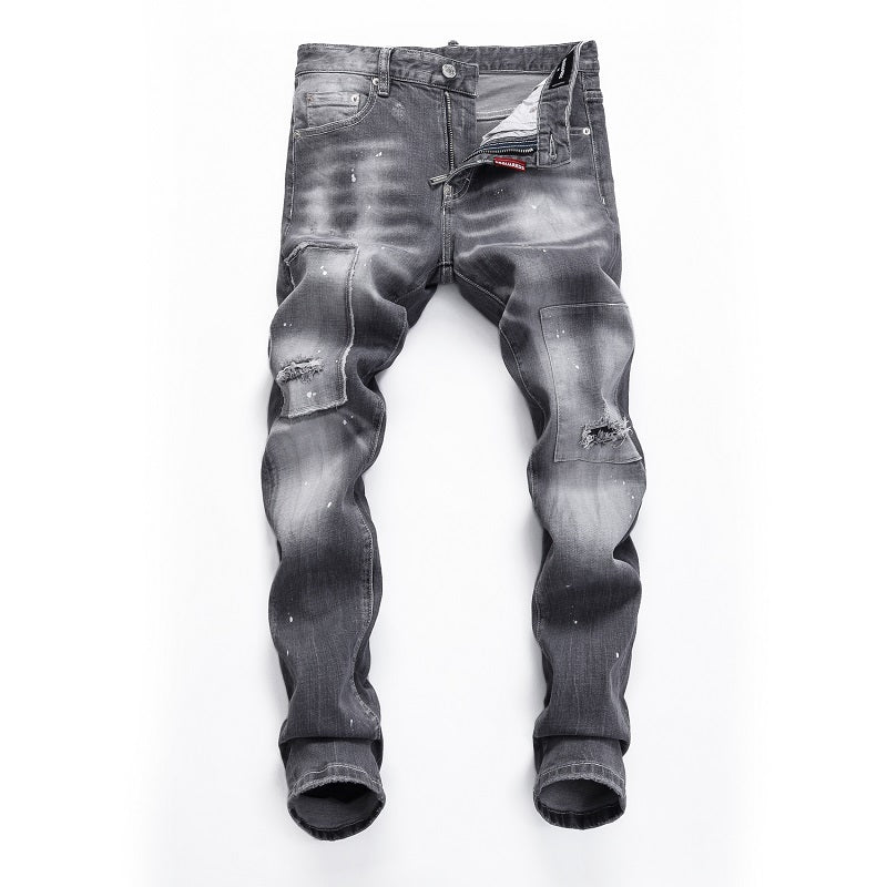 dsquared2  Distressed stretch fit Jeans