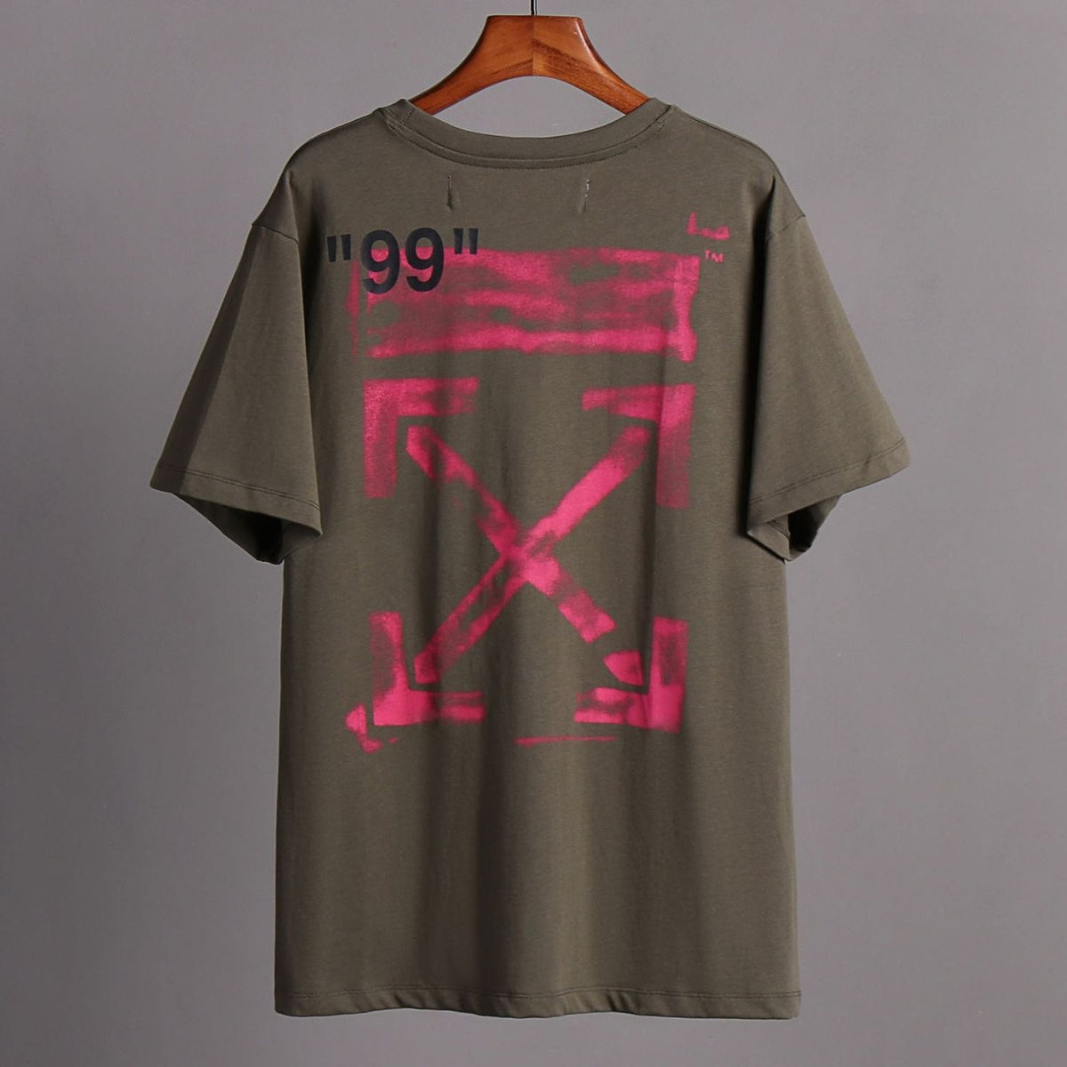 OFF-White  Arrow logo print T-shirt#2